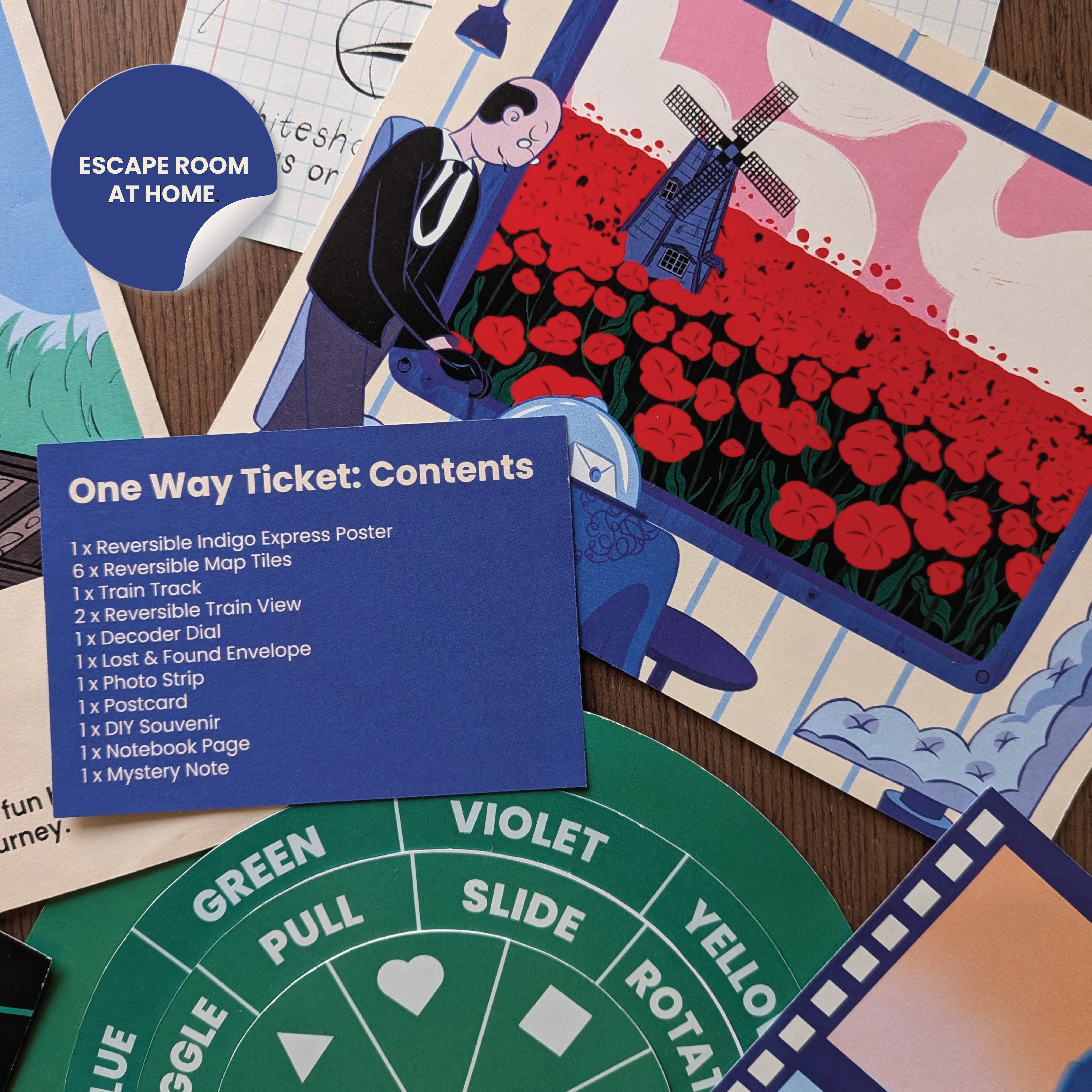 One Way Ticket - Solve the puzzles to Escape