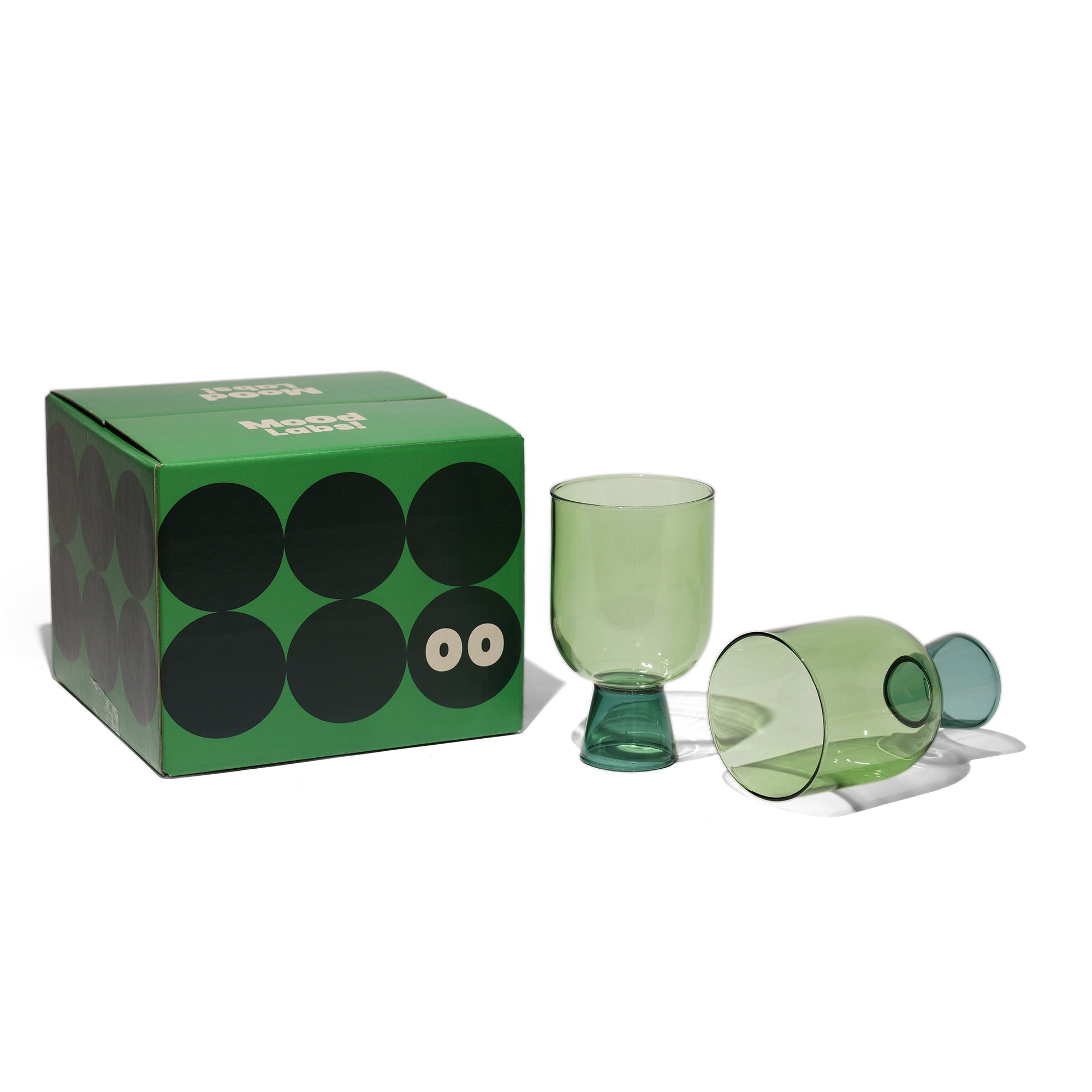 Emerald Cocktail Glasses - Set of 4