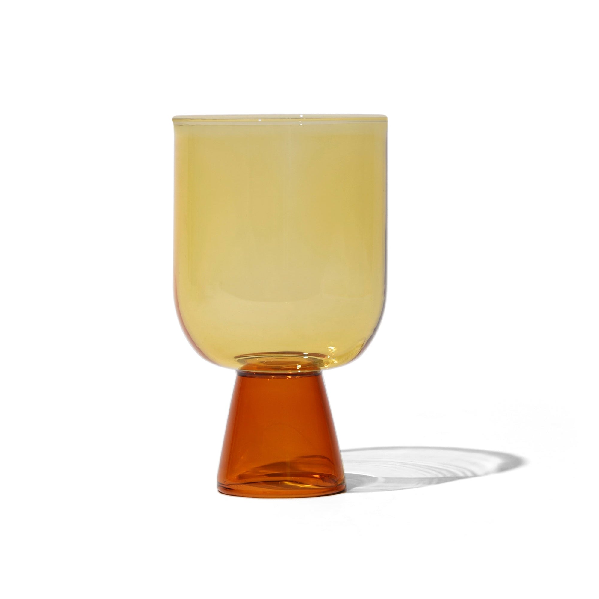 Amber Cocktail Glasses - Set of 4